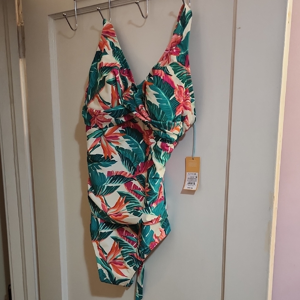 Tropical Floral One-Piece Swimsuit